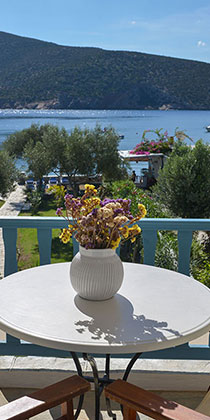 Balcony with sea view