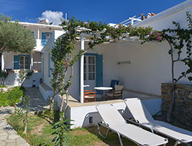 Terrasse avec vue sur la mer