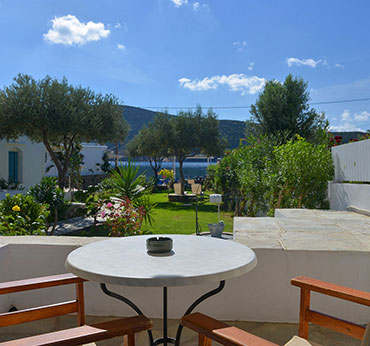 Balcony with sea view