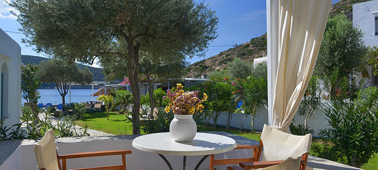 Balcony with sea view