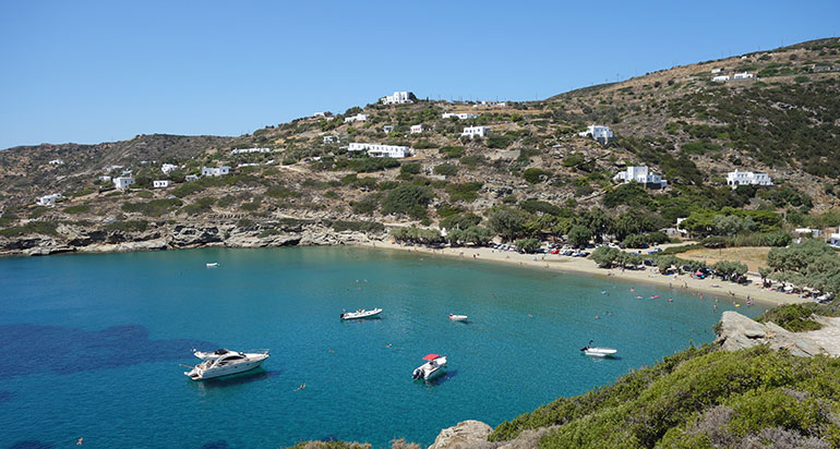 Apokofto strand i Sifnos